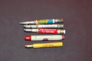 Antique advertising pocket pencils