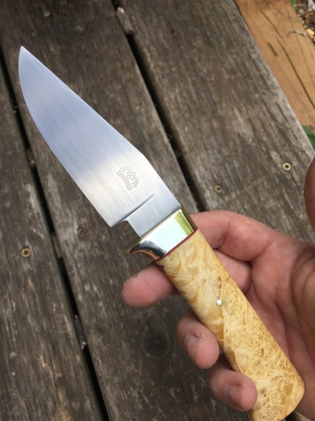 handmade forged hunting knife